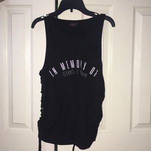 Black Sleeveless Top